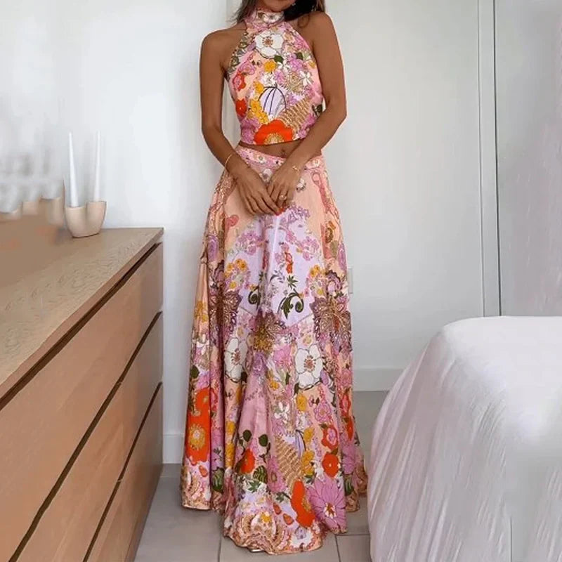 Senella - Conjunto falda floral